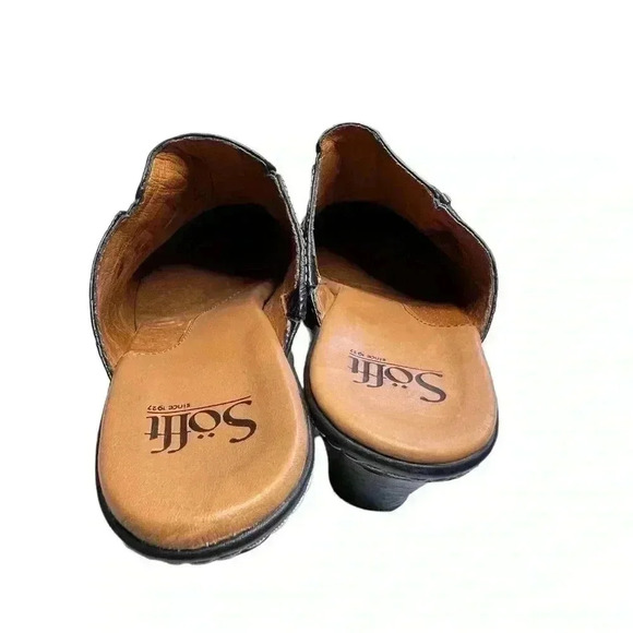 Women’s Sofft Leather Mules Slip-Ons•Dark Blue•Size 8•Genuine Leather•Like New• - Picture 11 of 14